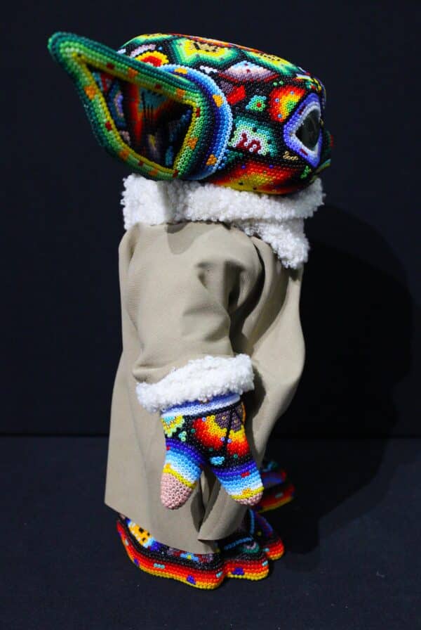 CHROMA aka Rick Wolfryd "Baby Yoda" de la Serie Huichol 2024 - Image 6
