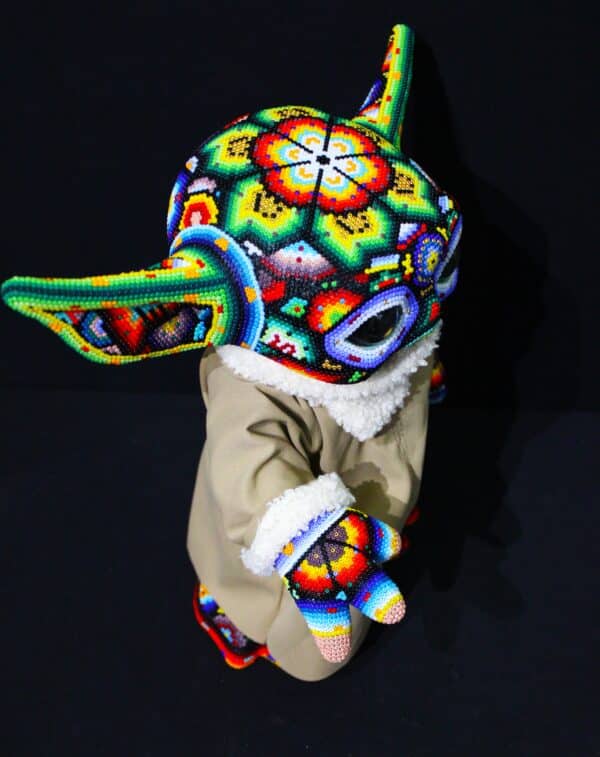 CHROMA aka Rick Wolfryd "Baby Yoda" de la Serie Huichol 2024 - Image 7