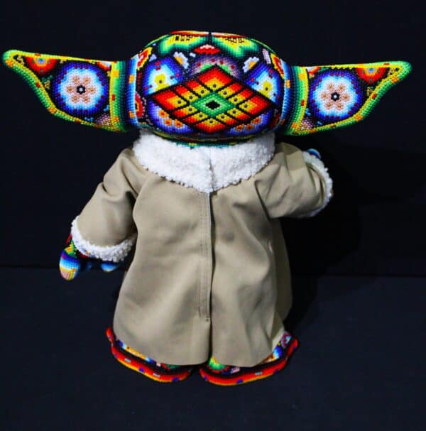 CHROMA aka Rick Wolfryd "Baby Yoda" de la Serie Huichol 2024 - Image 8