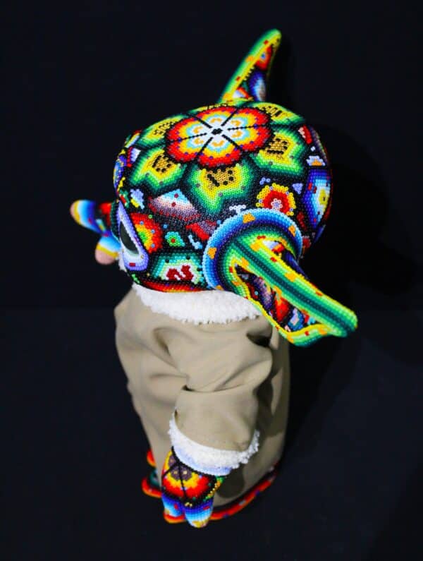 CHROMA aka Rick Wolfryd "Baby Yoda" de la Serie Huichol 2024 - Image 9