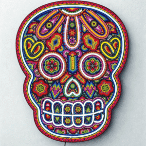 rick wolfryd huichol art
